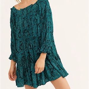 Free people see ya there mini dress